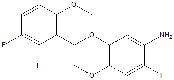 5-(2,3-二氟-6-甲氧基芐氧基)-2-氟-4-甲氧基苯胺