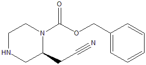 (S)-2-(氰甲基)哌嗪-1-甲酸芐酯