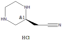 (S)-2-(哌嗪-2-基)乙腈二鹽酸